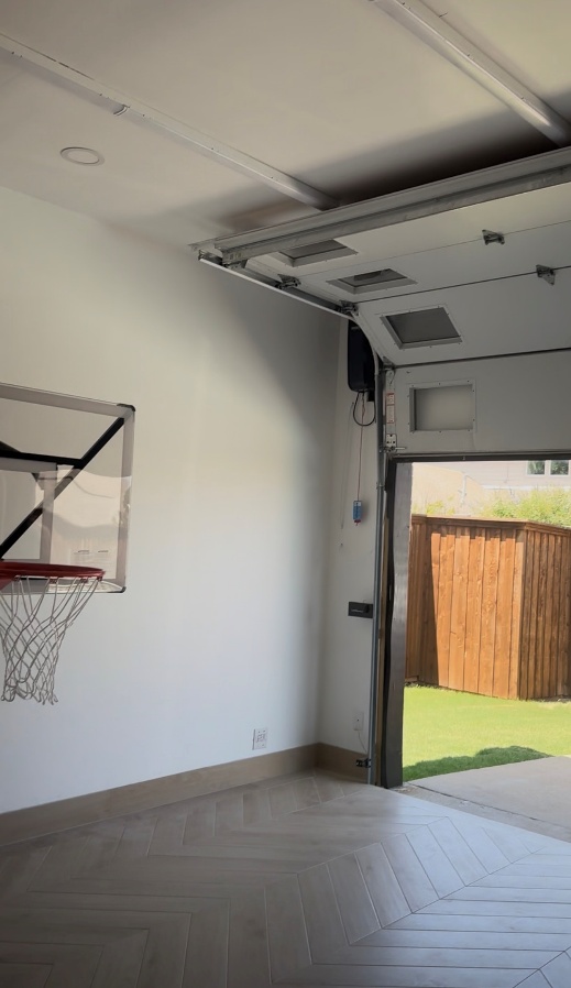 open garage door