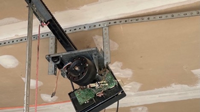 Broken Garage Door Open