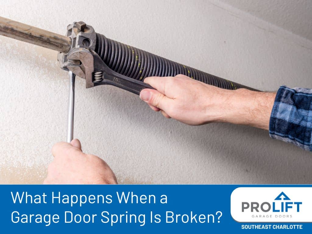 What Happens When a Garage Door Spring Is Broken?