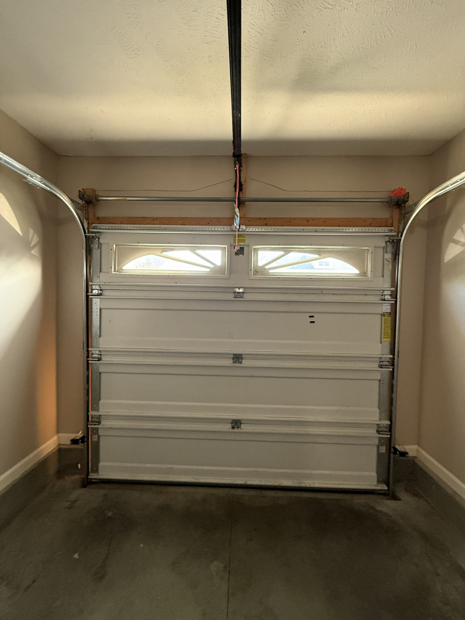 garage door from inside